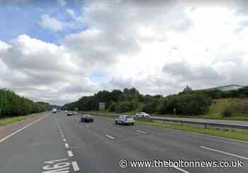 Lorry fire closes part of M61