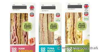 Co-op upgrades food-to-go sandwiches with fibre-enriched bread - The Grocer