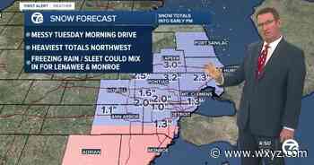Metro Detroit Forecast: Getting colder to finish the week - WXYZ
