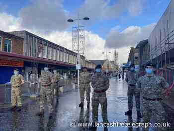 Accrington's coronavirus test army marches in