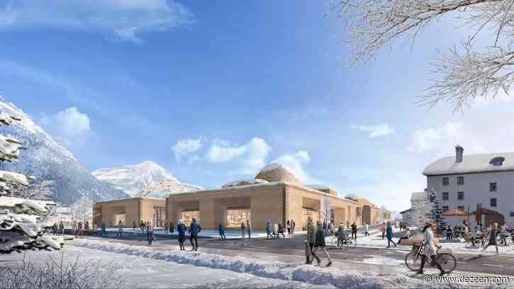 Foster + Partners proposes larch-clad innovation hub in the Swiss Alps