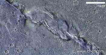 Mars-orbiting spacecraft delivers 20,000th image, and it's a beauty     - CNET