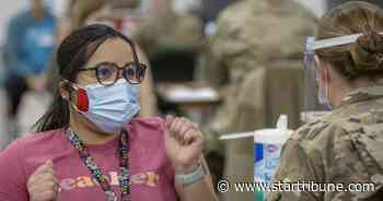 Teachers flock to St. Paul for COVID-19 vaccine shots