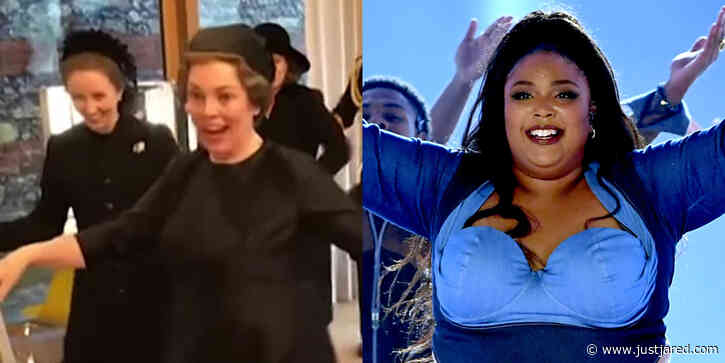 Olivia Colman Convinced 'The Crown' Co-Stars to Perform Dance Routine to Lizzo's 'Good as Hell' - Watch!