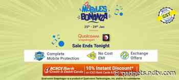 Flipkart Mobiles Bonanza Sale Ends Tonight: Price Cuts on Poco M2 Pro, Mi 10T, iPhone SE, More