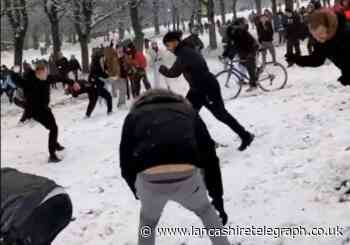Snowball fight revellers fined £20,000