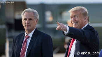 Republican leader meets with Trump 2 weeks after pinning Capitol riot on ex-president