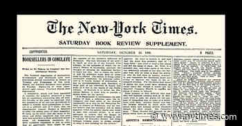 The Very First Cover of the Book Review