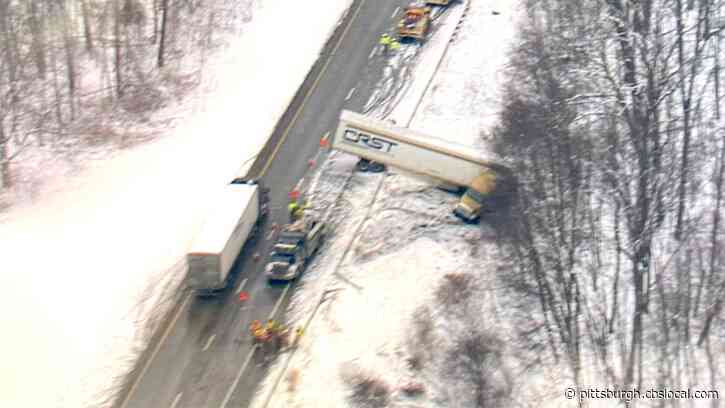 I-80 Westbound Reopen After Multiple Tractor Trailer Crashes