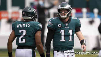 Eagles' Nick Sirianni won't commit to quarterback plans, praises both Carson Wentz and Jalen Hurts
