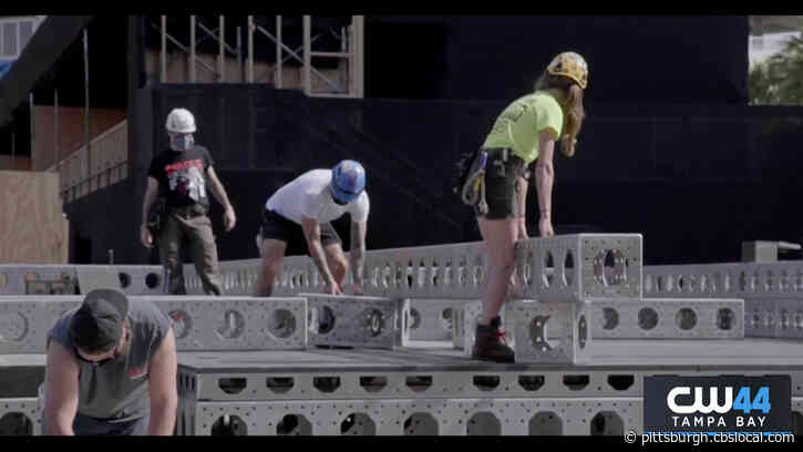 Look Inside The Setup Of Super Bowl 55