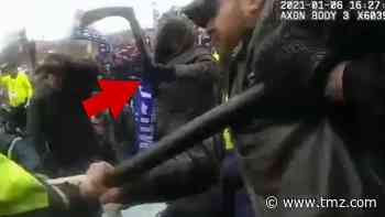 New Capitol Riots Vid of Michigan Man Using Hockey Stick to Beat Police