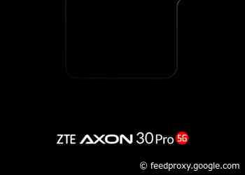 ZTE Axon 30 Pro smartphone teased