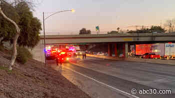 Deadly crash shuts down Highway 99 in central Fresno