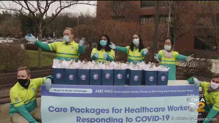On A Positive Note: Organization Hands Out Care Packages For Health Care Workers