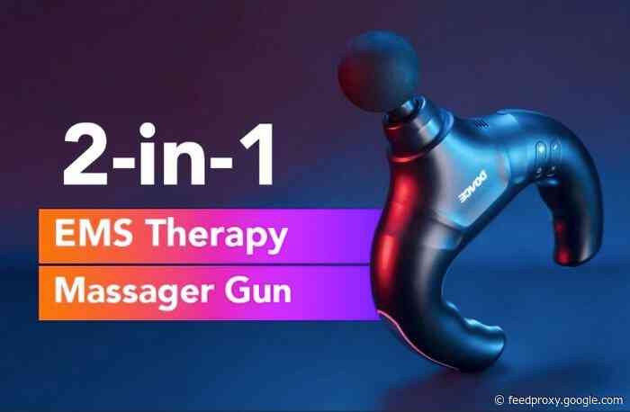 DOACE massager gun with EMS Electric Pulse Massage technology hits Kickstarter