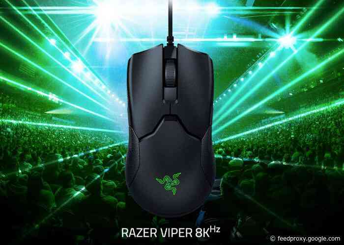 Razer Viper 8KHz gaming mouse with 8000 Hz polling rate