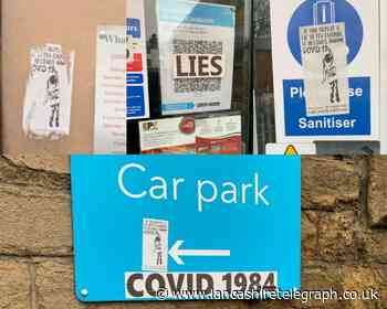 Coronavirus deniers strike with propaganda messages in Whalley