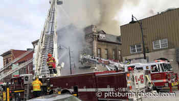 Flames, Smoke Pour Out Of Buildings In Butler; Crews Work To Contain The Fire
