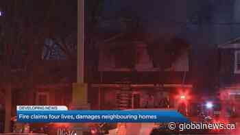 House fire in east-end Toronto kills 4 people | Watch News Videos Online - Globalnews.ca