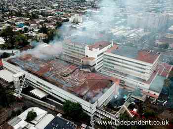 Chile hospital fire forces evacuation of 350 patients including some with Covid