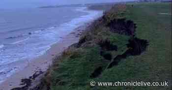 Fresh warning for walkers after further landslip at Whitley Bay coast