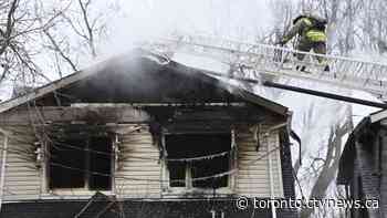 Investigators working to determine cause of massive Toronto house fire that left 4 people dead