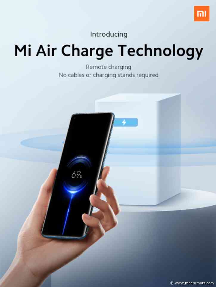 Xiaomi Announces 'Mi Air Charge' Remote Wireless Charging Technology
