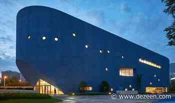 Open Architecture combines library and theatre in "blue whale" building - Dezeen