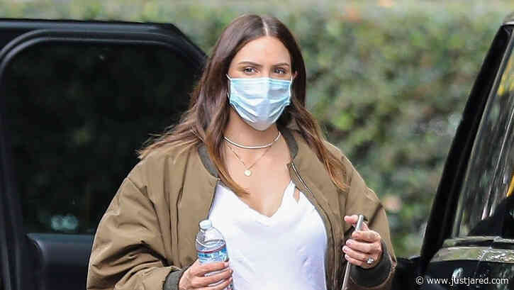 Pregnant Katharine McPhee Bumps Along to an Appointment