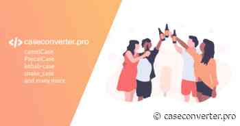 Caseconverter.pro - The case converter that thinks ahead incl. JSON conversion