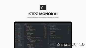 KTRZ Monokai - A minimal VS Code theme with the Monokai color scheme