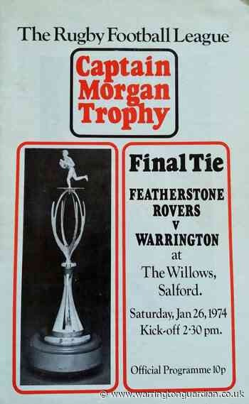 Where is the Captain Morgan Trophy won by Warrington in 1974? - Warrington Guardian