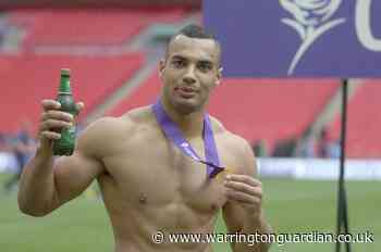 Warrington Wolves players without shirts on, Bunch of 5s - Warrington Guardian