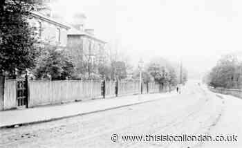 Glimpses of old houses in Loughton High Road still visible behind shop fronts