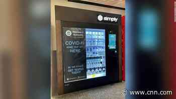 This airport is selling Covid-19 tests in vending machines