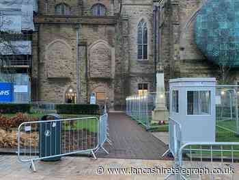 Elderly queue for hours in cold at Blackburn Cathedral