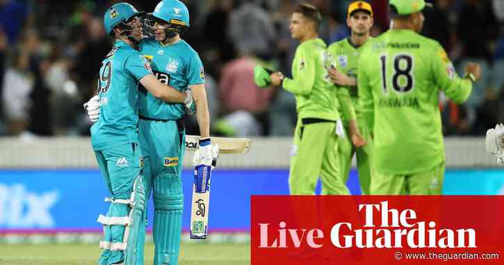 BBL 2020-21 knockout final: Brisbane Heat beat Sydney Thunder – as it happened
