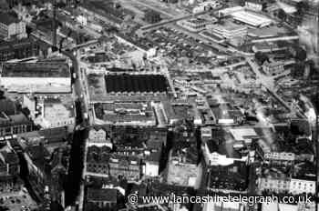 Bird’s eye view of a changing Burnley town centre from 1968