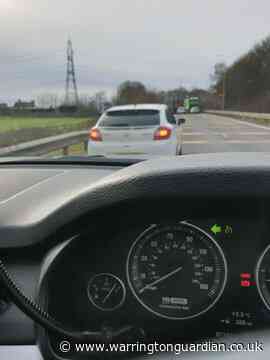 Police stop speeding car on M62 driving in excess of 90mph