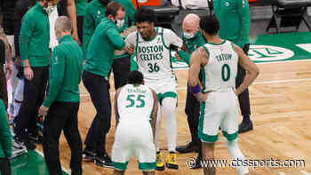 Marcus Smart injury update: Celtics guard out 1-2 weeks after suffering Grade 1 calf strain, per report