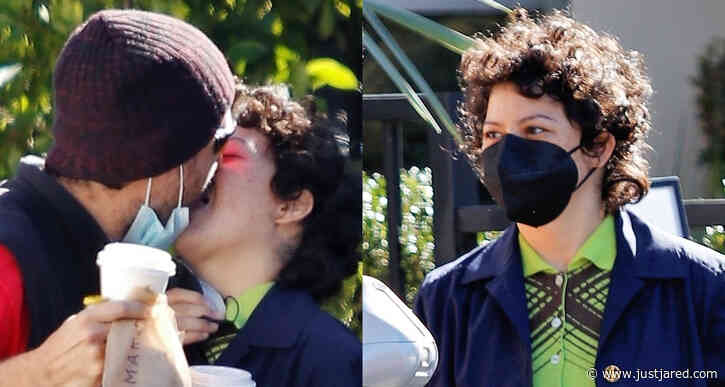 Alia Shawkat Gets Very Passionate Kiss From Mystery Man!