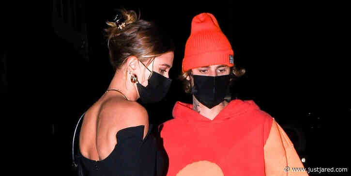 Justin Bieber Opens The Car Door For Wife Hailey During Dinner Date