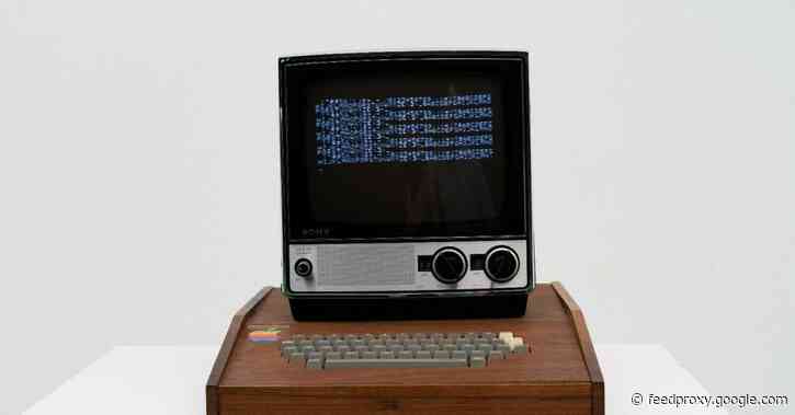 Rare Apple 1 computer built by Steve Jobs and Wozniak on sale for $1.5 million on eBay