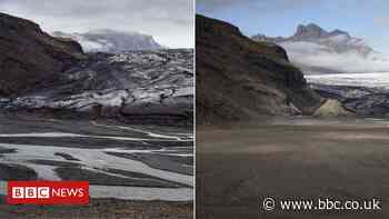 Now and then: Iceland's vanishing glaciers