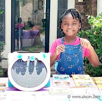 This Missouri City girl's mission is to give 1 million books to kids