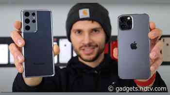 Samsung Galaxy S21 Ultra Bests Apple iPhone 12 Pro Max in Drop Test Video