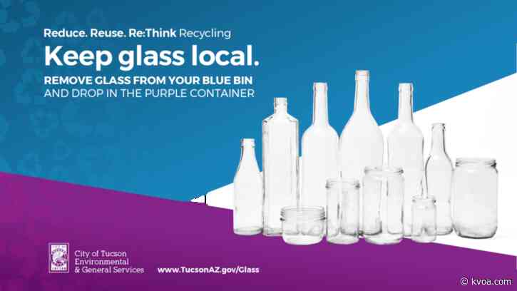Starting Monday, glass is no longer accepted in Tucson recycle bins
