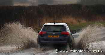 Met Office warn of potential flooding and travel disruption in the North East