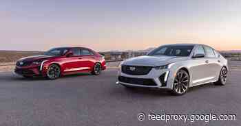 2022 Cadillac CT4-V Blackwing and CT5-V Blackwing teased in video     - Roadshow